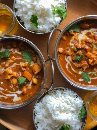 Curry House Delhi website template preview